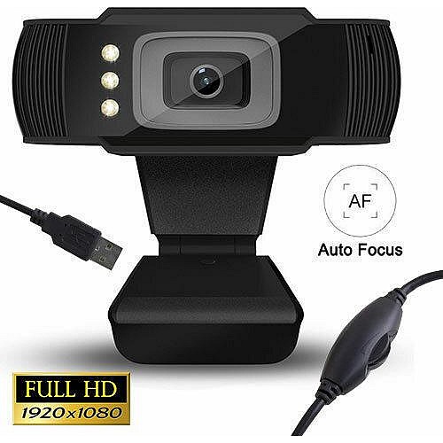 LAMTECH Web Camera Full HD 1080p With LED Lamtech LAM021509