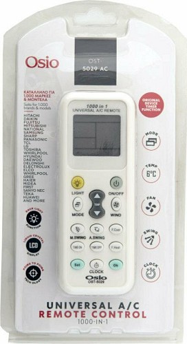 Osio OST-5029-AC Universal Τηλεχειριστήριο για Κλιματιστικό