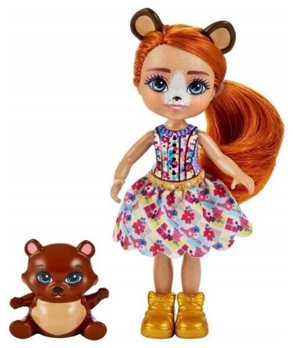 Mattel Enchantimals Mini Doll - Biloxi Bear Trail (HTP81)