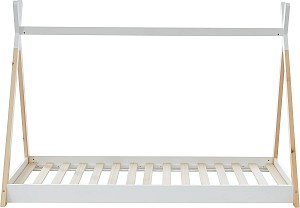 B2bmarkt ΚΡΕΒΑΤΙ ΠΑΙΔΙΚΟ ΜΕ ΣΤΡΩΜΑ MUNK HM21308 ΞΥΛΟ ΠΕΥΚΟΥ ΦΥΣΙΚΟ-ΛΕΥΚΟ--ΣΤΡΩΜΑ 90x190εκ
