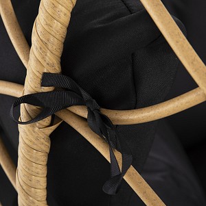 B2bmarkt ΜΟΝΗ ΚΡΕΜΑΣΤΗ ΦΩΛΙΑ ME ΥΠΟΠΟΔΙΟ GRACIE HM5755.02 ΜΠΕΖ ΣΥΝΘ.RATTAN-ΓΚΡΙ ΜΕΤΑΛ.ΣΚΕΛΕΤΟΣ Φ104x200Υεκ