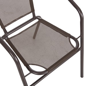 B2bmarkt ΠΟΛΥΘΡΟΝΑ ΕΞ.ΧΩΡΟΥ LEDAN HM5977.02 ΜΕΤΑΛΛO & TEXTILENE ΚΑΦΕ 55x58x72Υεκ.