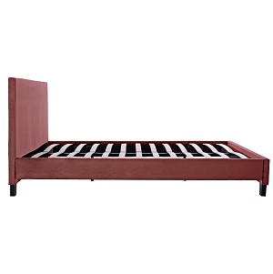 B2bmarkt ΚΡΕΒΑΤΙ ΜΕ ΣΤΡΩΜΑ BECCA HM21283.05 ΣΑΠΙΟ ΜΗΛΟ ΒΕΛΟΥΔΟ--ΓΙΑ 150x200εκ