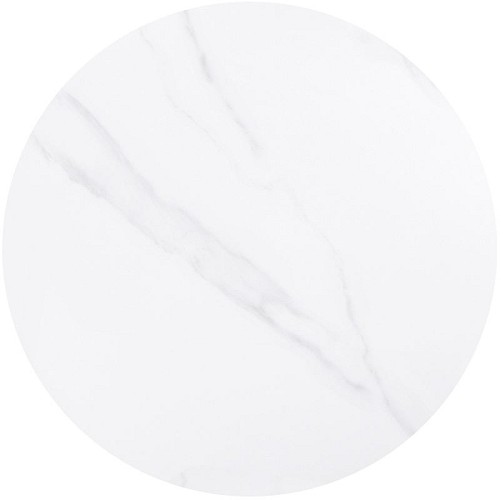Woodwell Επιφάνεια Μάρμαρο Sintered Stone, Απόχρωση White Marble (MDF για στήριξη βάσης) Ε-00025236 Ε107,1S